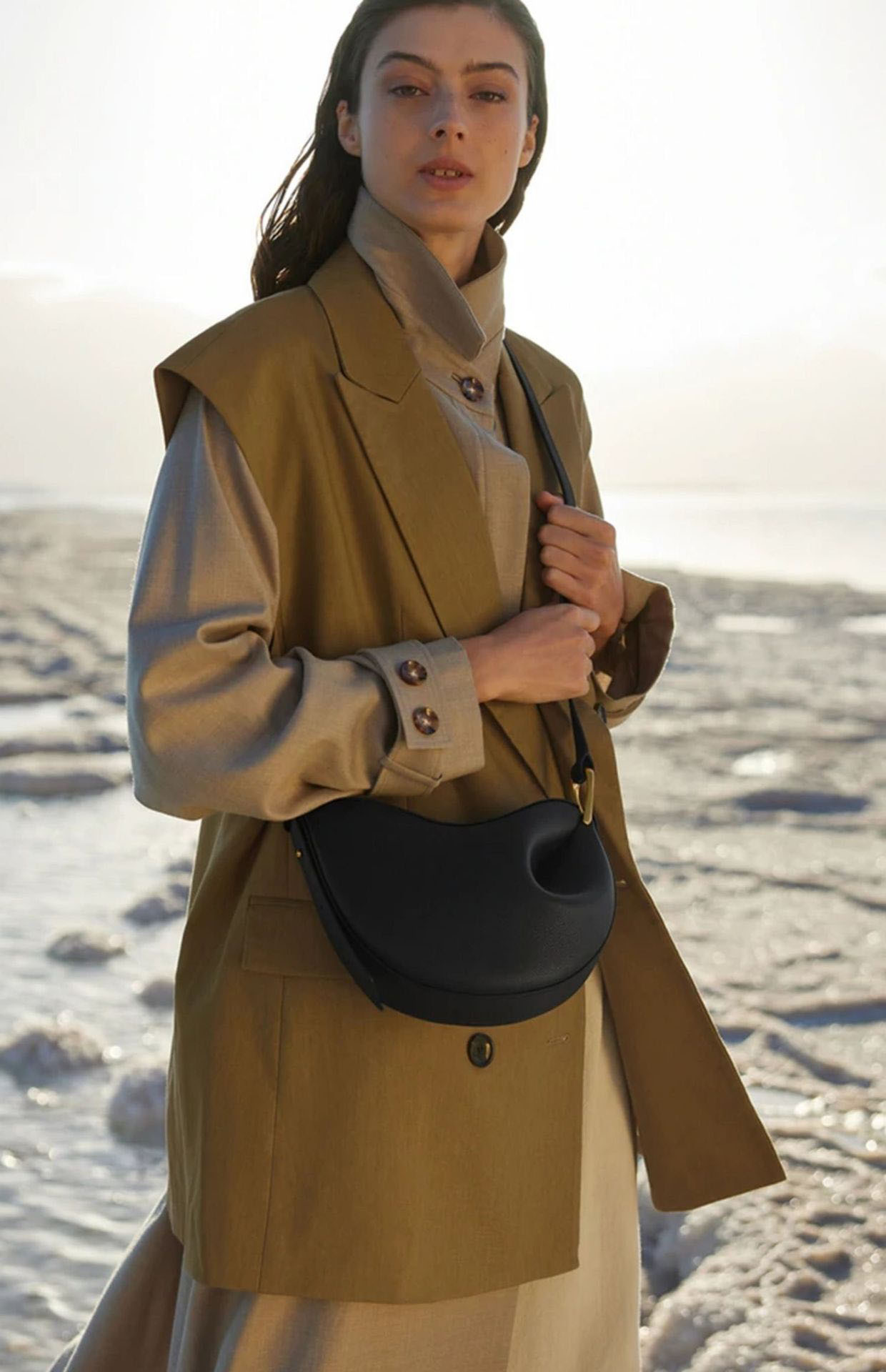 Women's Saddle Dumpling Crossbody Bag, Stylish Shoulder Handbag_voghion.com