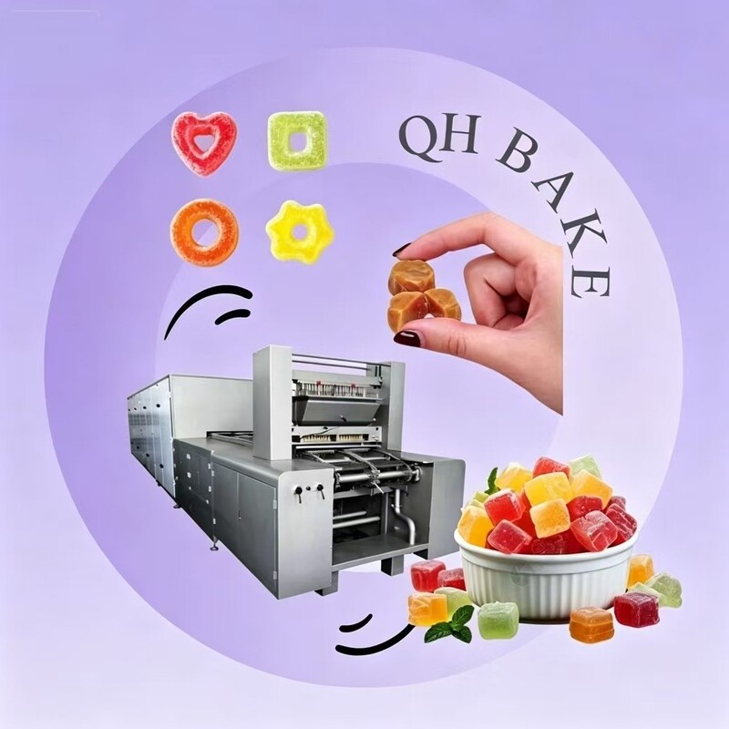 High-Efficiency Gummy Candy Pouring Equipment, Trendy Sandwich Gummy Candy Making Machine, Suitable for Large and Small Candy Factories