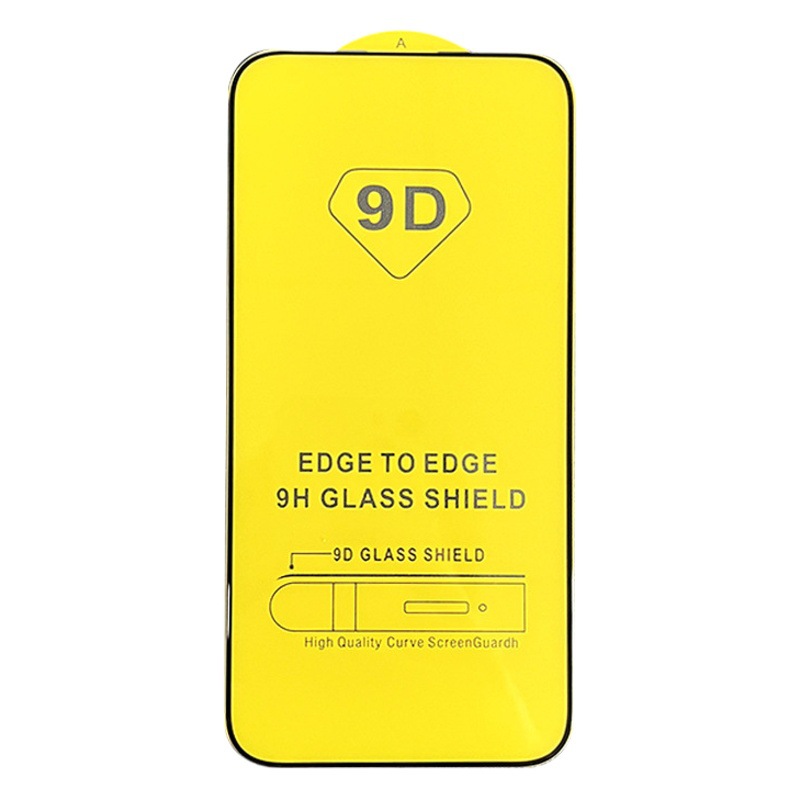 Protector de pantalla 9D para iPhone 16 Pro Max / 13 Pro – vidrio templado completo