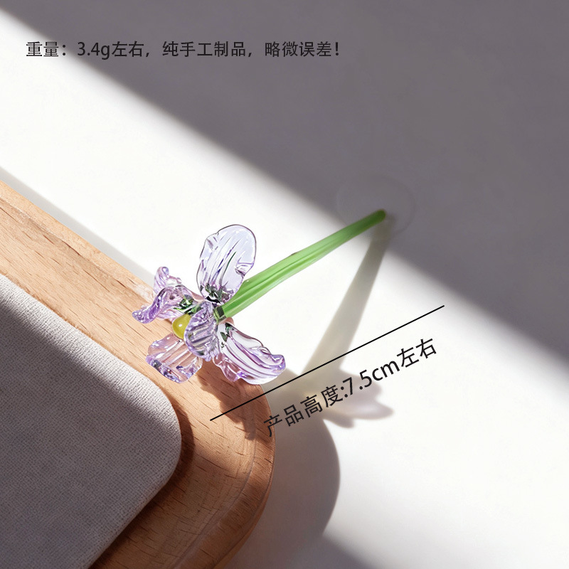 Zibo vidrio artesanía ornamentos maceta de vidrio verde flores regalos de diciembre decoración de oficina image 20