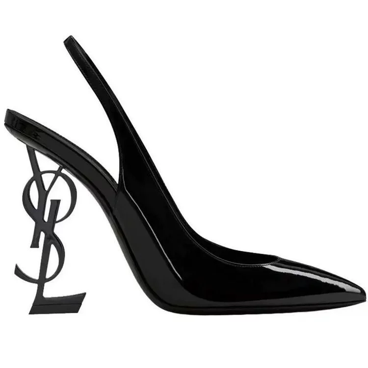 Туфли-лодочки с острым носком, pumps европейский стиль, плюс-размеры 34–40, каблук 8.5 см