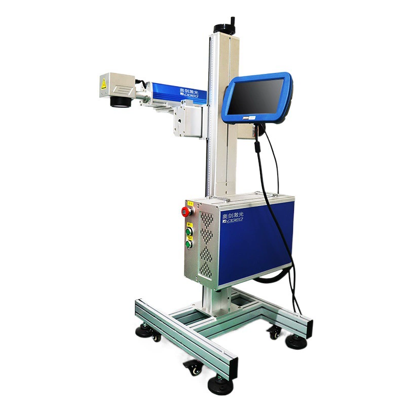 Волоконный полет, лазерная маркировочная машина, гравировальный станок с паспортной табличкой из нержавеющей стали, пластиковый настольный лазерный гравировальный струйный принтер, высокая точность