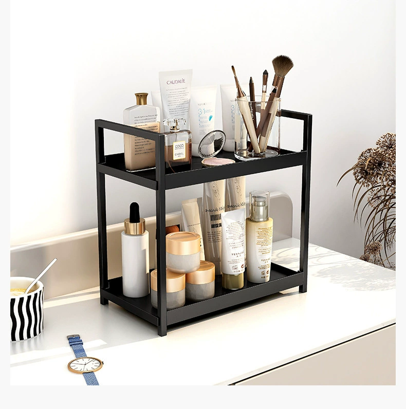 Desktop storage rack multi-layer bookshelf student desk storage rack office computer desk layered storage rack dormitory