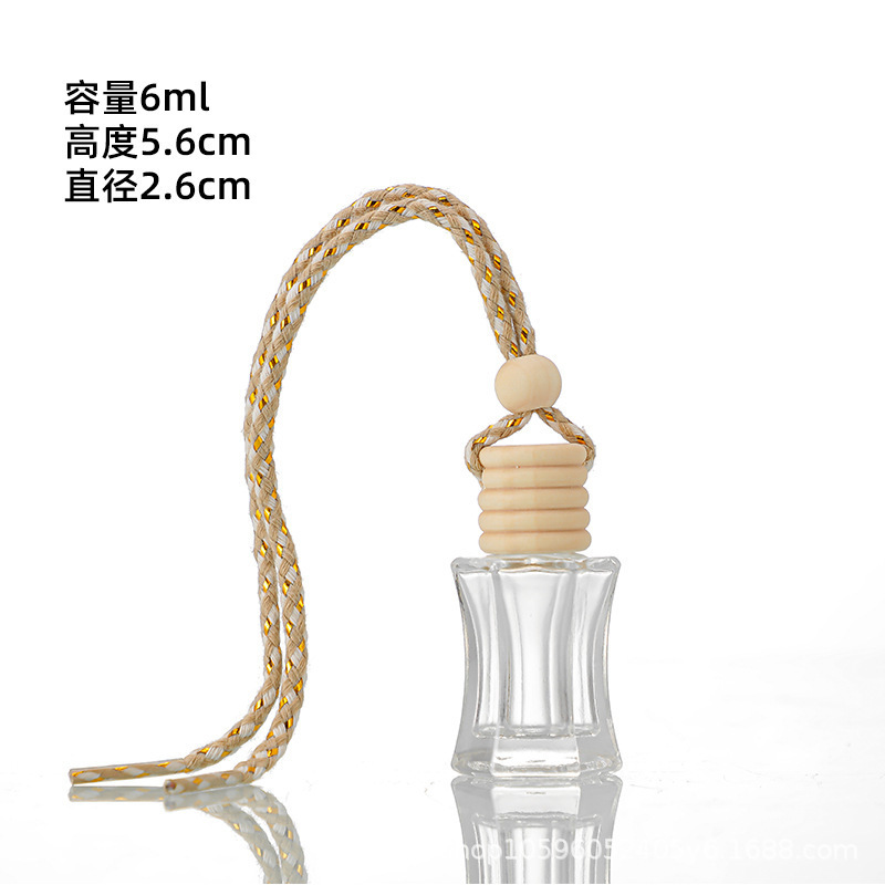 5ml车载香薰瓶高级感汽车出风口香水分装瓶挂绳香氛挥发香薰瓶子|undefined