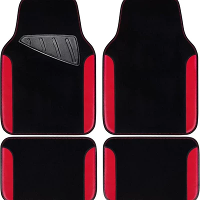Universal Foot Pad | for all seasons - style-six-bright-red-universal-four-piece-car-set