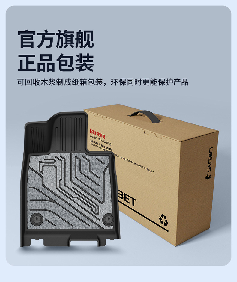 Suitable for Xiaomi YU7 SU7 new model, TPE car floor mats and trunk mat, eco-friendly, waterproof, and wear-resistant
