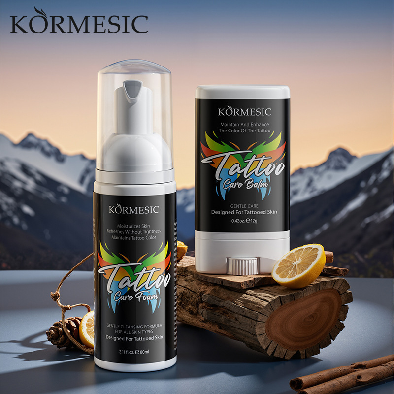 Kormesic Full English Packaging Tattoo Care Series Body Care Cross-Border Manufacturer Wholesale in Stock Kormesic Full English Packaging Tattoo Care Series Body Care Cross-Border Manufacturer Wholesale in Stock