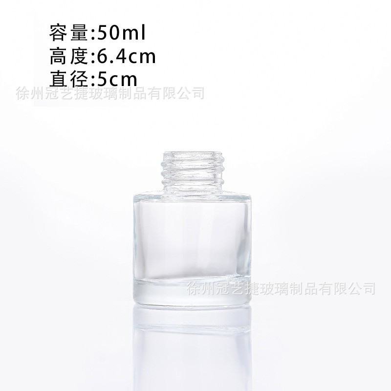 Spot botella de aromaterapia cilíndrica 100ml botella vacía de aromaterapia botella volatilizadora de perfume decoración de botella de incienso de expansión sin fuego interior