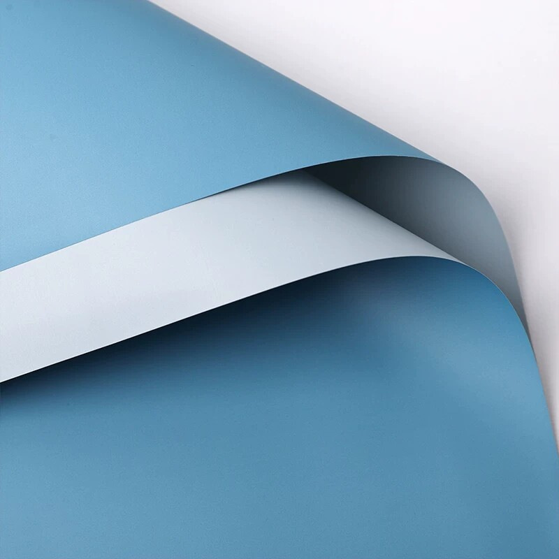 Papel de regalo Ouya de dos colores, papel para envolver flores, papel de embalaje para floristería, papel impermeable para envolver ramos de flores, materiales al por mayor.