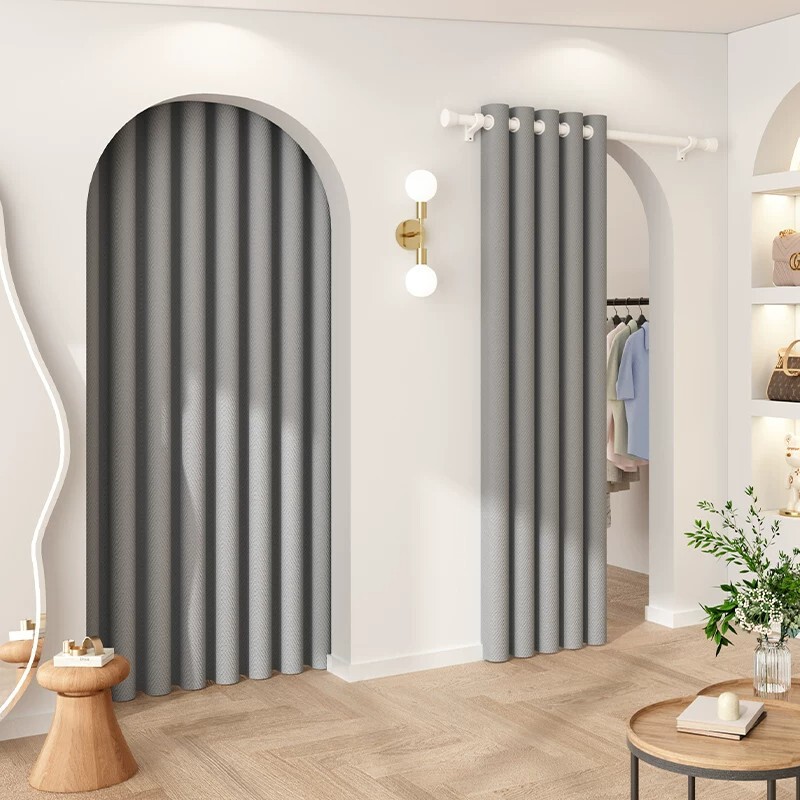 Fitting room curtain for clothing stores, commercial women's clothing store dressing room partition curtain, high-end curtain Fitting room curtain for clothing stores, commercial women's clothing store dressing room partition curtain, high-end curtain