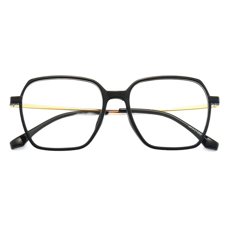 STUDIOMUKU Muku gafas de moda nacional de color caramelo cara grande marco completo transparente gradiente retro miopía gafas marco image 1