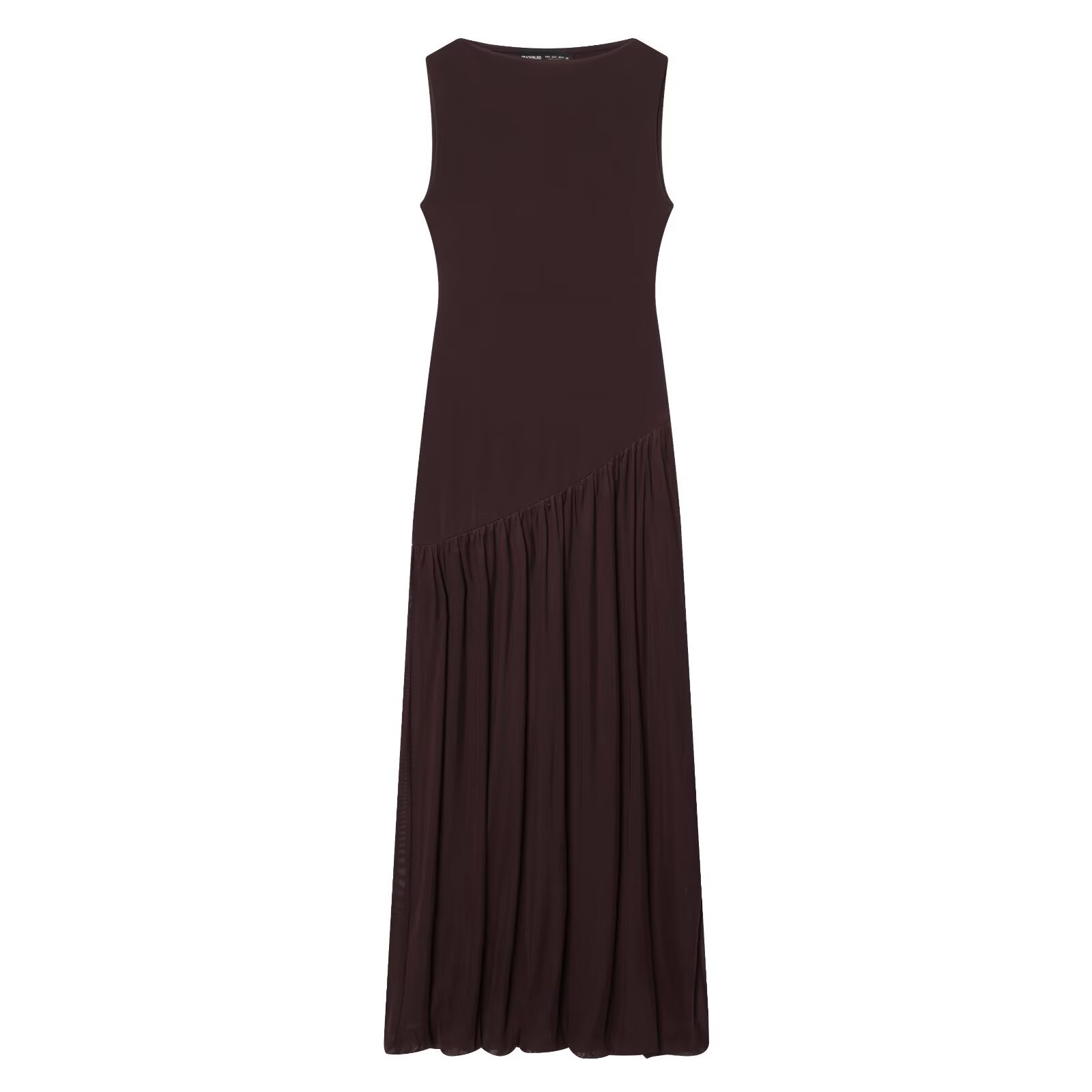 Women's Clothing Round Neck Mesh Patchwork Long Dress Elegant Stylish Summer New Arrival_ecoleips.com