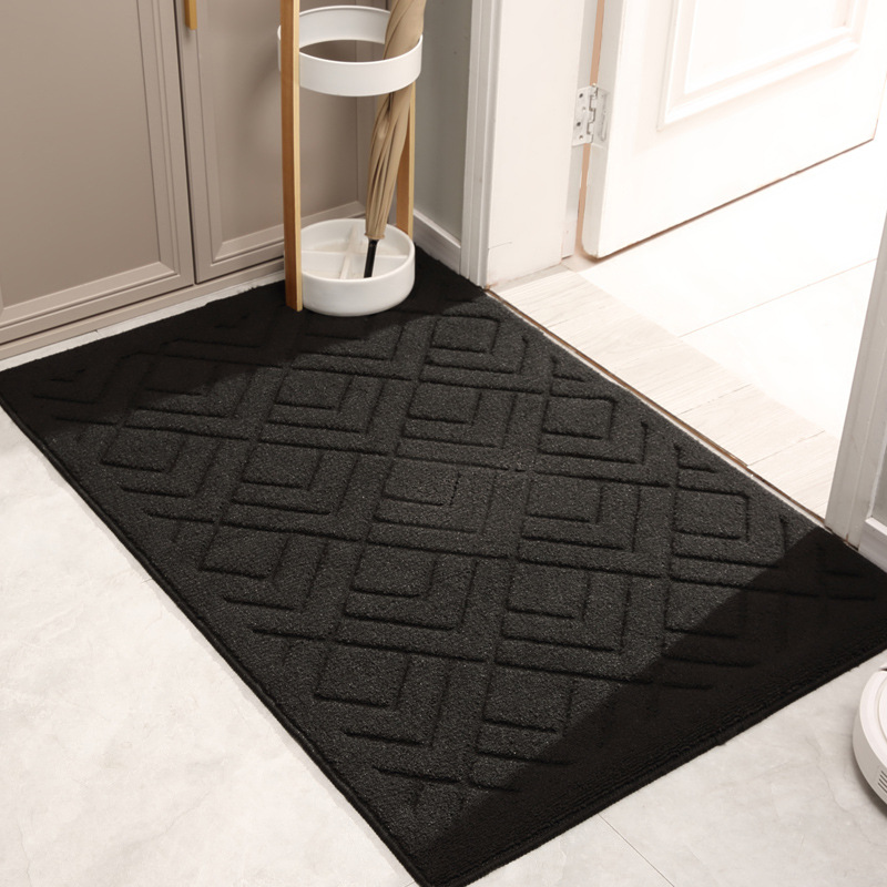 Cross-border polypropylene carpet solid color indoor entry mat door mat home use front door threshold anti-slip wear-resistant dust-proof welcome mat