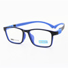 Ultra light silica gel children's glasses suitable for men and women, 4-9 years, suitable for teen