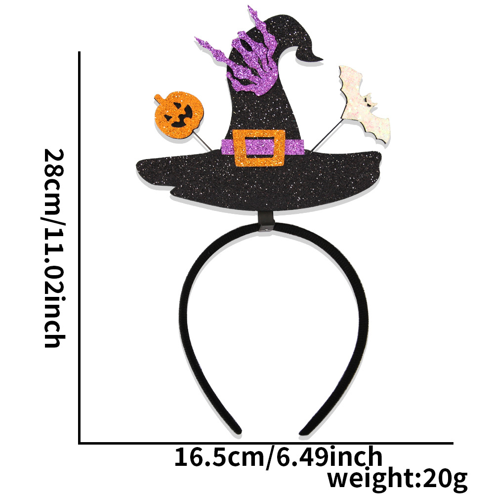 Sombrero de bruja negra