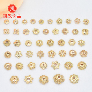 14k����ɫ�U�ջ���diy�ֹ�����朻���ˮ����Ƭ���鴮�����
