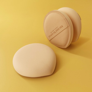 Marshmallow Powder Puff Square Round Air Cushion Powder Puff Liquid Foundation Wet and Dry Sponge Makeup Tool Box High