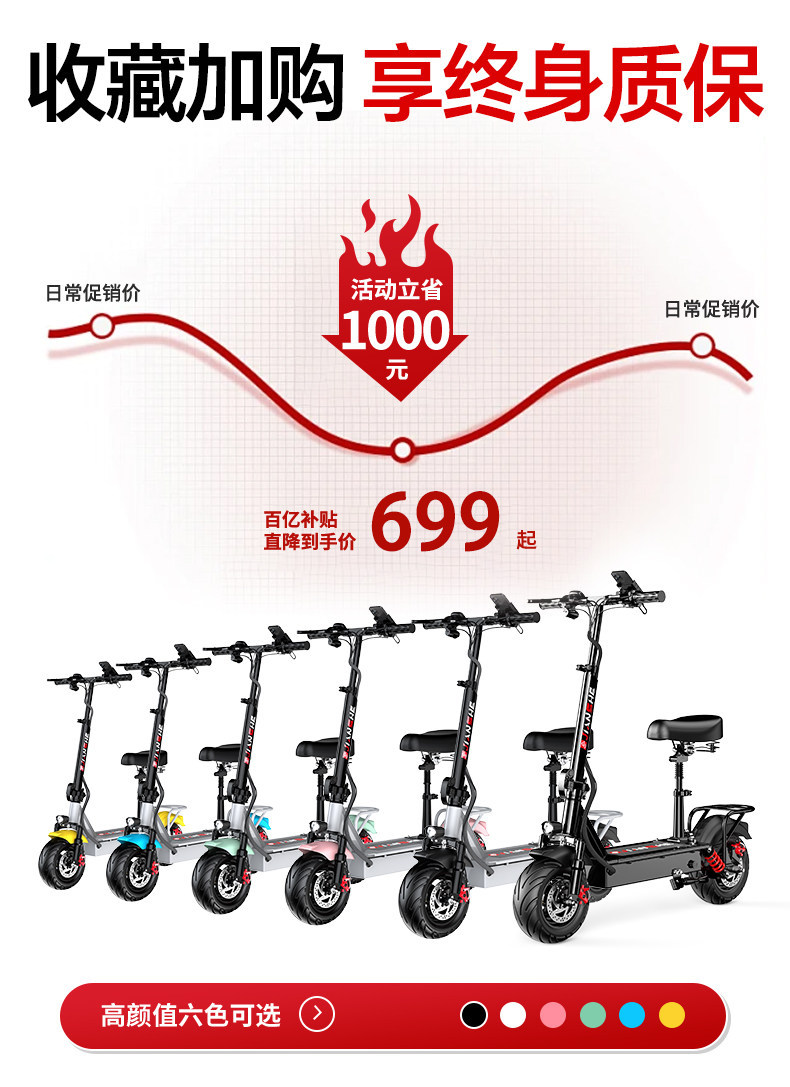 Electric Scooters for Adults, Foldable Electric Vehicles, Portable Transportation for Men and Women, Lithium Battery Wholesale