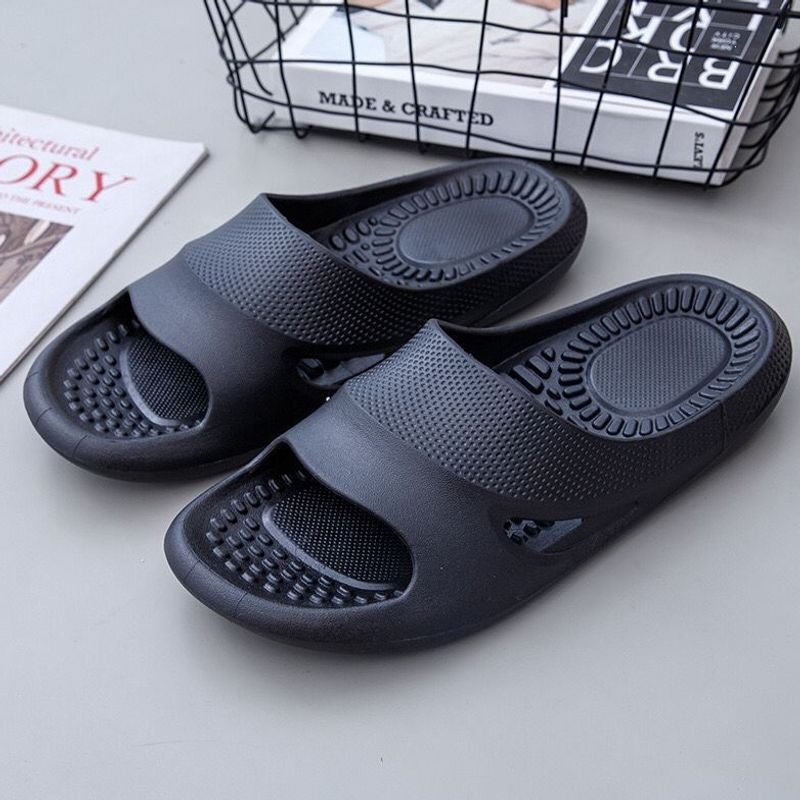 Large size 49 men's anti-odor slippers, 47 extra-wide summer slippers, 48 extra-large size non-slip bathroom thick-soled home bathing slippers