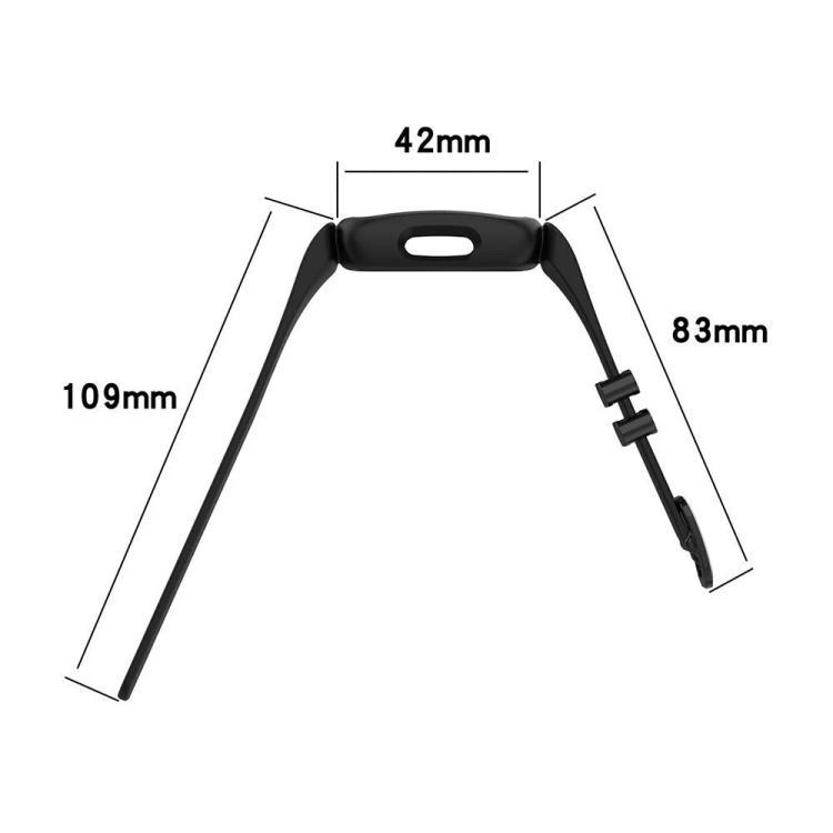 Colorido dibujo animado pintado correa de reloj para Fitbit Ace3 Inspire2 silicona botón negro