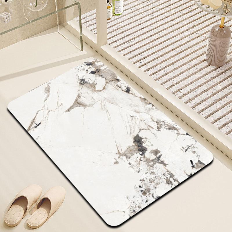 Bathroom Absorbent Mat Diatom Mud Mat Toilet Toilet Toilet Door Mat Anti-Slip Mat Household Drain Mat