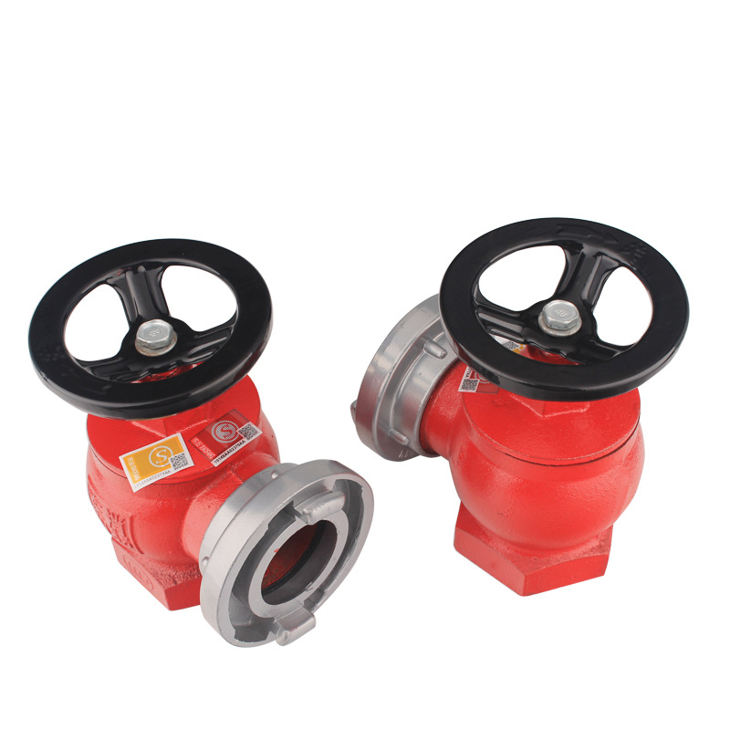 Indoor fire hydrant 65/50 three-copper rotating hydrant pressure reducing and stabilizing fire hydrant hose valve 2/2.5 inches fire hydrant