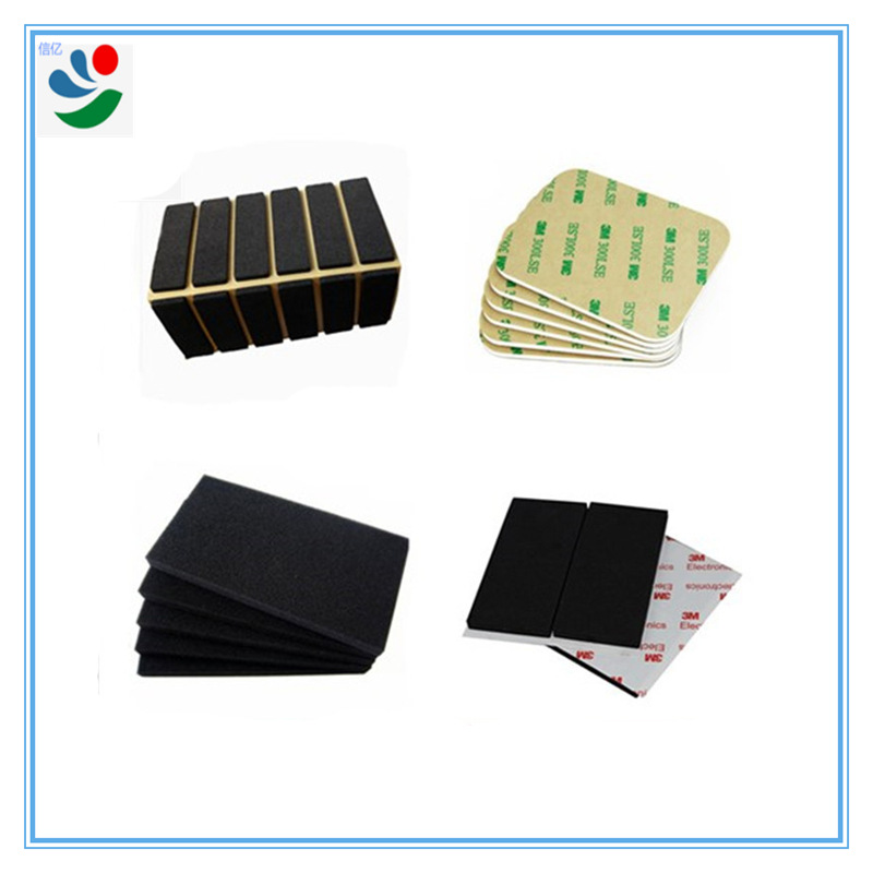 自粘黑色eva脚垫家具防滑缓冲海绵脚垫EVA双面胶强粘3M泡棉双面胶