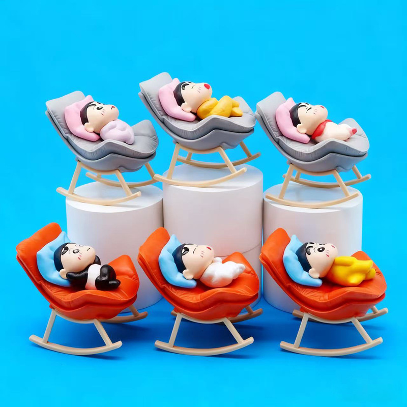 Rocking Chair Xiaoxin Sleeping Animal Cartoon Hand Model Creative Doll Desktop Car Micro Landscape Model Ornaments Rocking Chair Xiaoxin Sleeping Animal Cartoon Hand Model Creative Doll Desktop Car Micro Landscape Model Ornaments