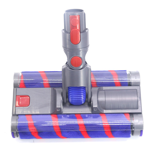 Suitable for Dyson vacuum cleaner double roller electric floor brush soft velvet roller floor brush v6v7v8v10v11 accessories