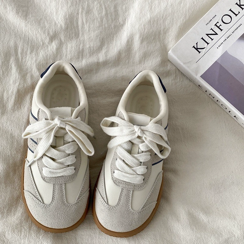 Кэжуал кроссовки (Tide) с небольшой платформой, летний корейский стиль, белые/жёлтые/розовые, EU 35–40