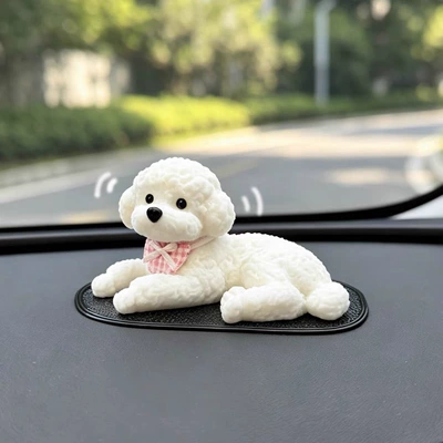 Realistic Teddy Dog Car Ornament Car ornaments
