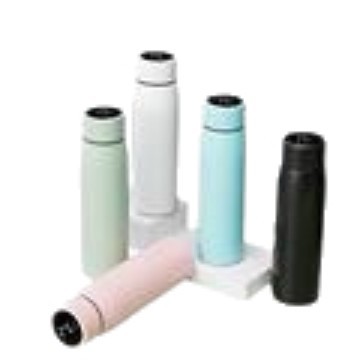 Nueva Pantalla de temperatura inteligente creativa Morandi color de los hombres y las mujeres taza de acero inoxidable termo vacío taza de regalo