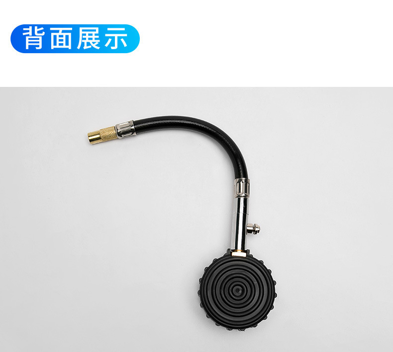 Tire Pressure Gauge with Digital Display, High Precision, Car Tire Inflation Gauge with Deflation Function, Long Flexible Hose, Mechanical Tire Pressure Measurement
