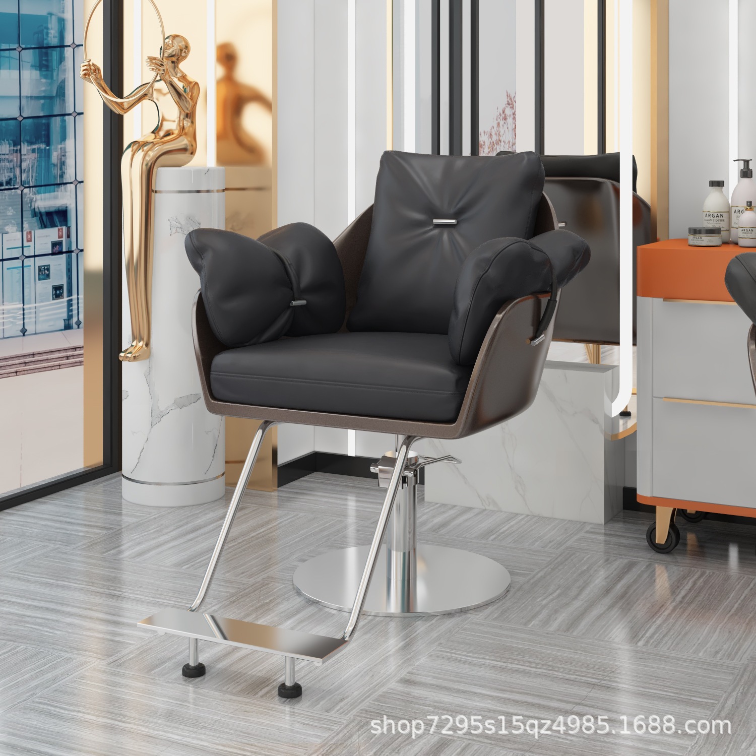 Fábrica directa 3AM silla de peluquería red tienda de marea roja silla barbería salón de corte de pelo silla salón de pelo especial