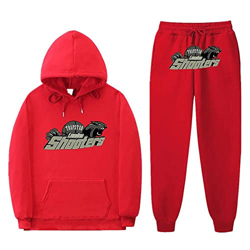 2023年新作 AliExpress Amazon トレンド メンズ＆レディース カジュアル フード付き裏起毛スウェット スポーツウェアセット トレンドスタイル|undefined