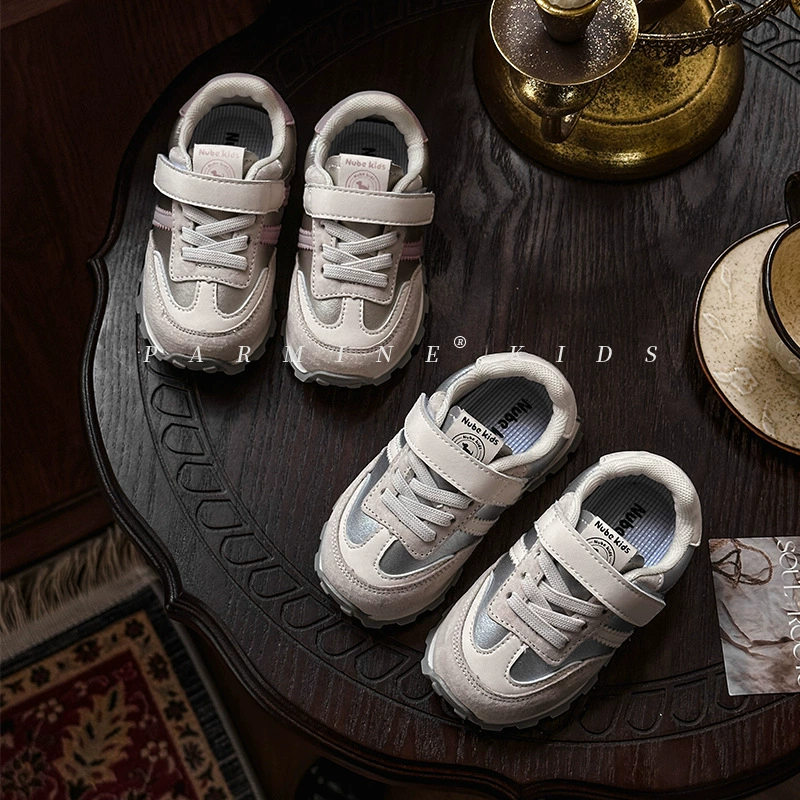 Детская обувь для девочек повседневная обувь Baotou для малышей весной и осенью новые женские кроссовки на мягкой подошве