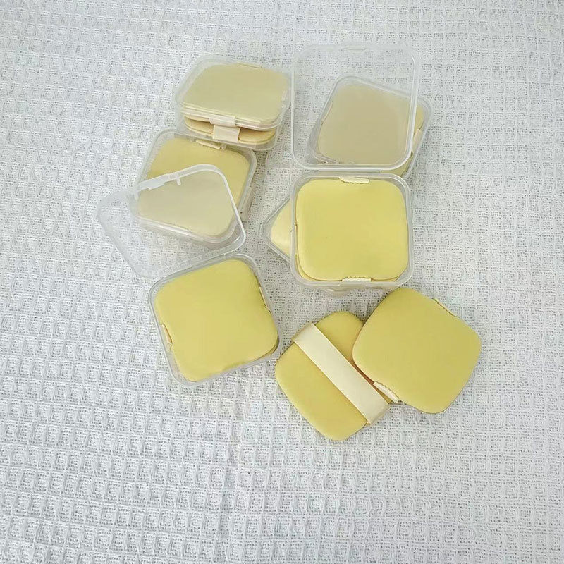 Puff de polvo sin polvo Q elástico cojín de aire suave estudio belleza especial huevo mantequilla galleta en polvo puff polvo seco pastel Guo Xiaoniu