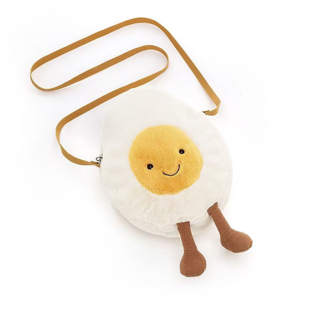 Bolsa Transversal Ovo Cozido / Modelo completo com três padrões (siga a coleção para receber um saco de pó)