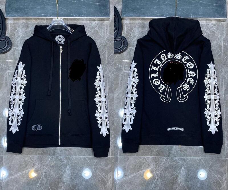 25ss正确版Chrome Hearts 克罗伈十字架连帽卫衣百搭潮流时尚批发|undefined