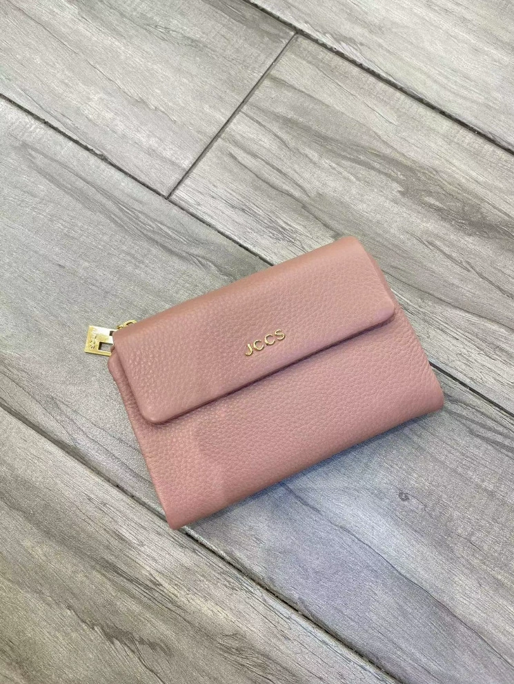  Folding universal leather wallet for men and women, genuine leather