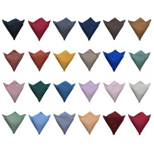 男士方巾西装口袋巾礼服胸巾纯色晏会商务西服配饰天鹅绒手帕巾潮