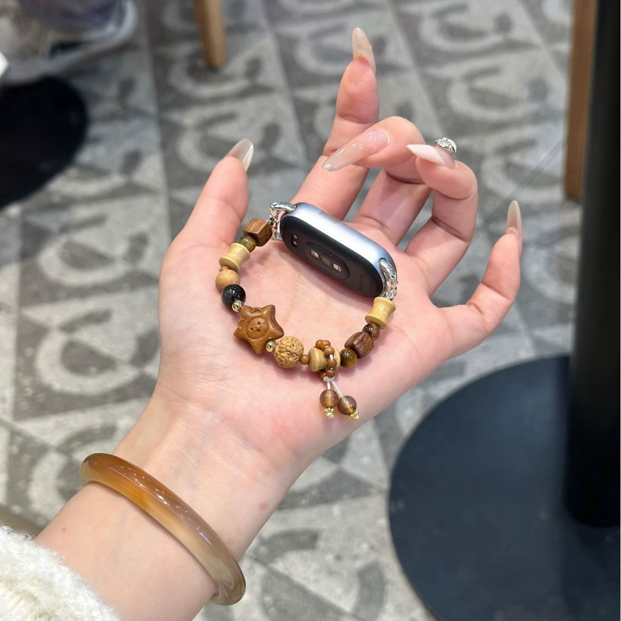 Звёздные бусины, подходят для ремешка Xiaomi Bracelet 9 Pro, браслета Huawei 10, ремешка Apple Watch
