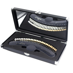 27色牙科齒科比色板美白口腔烤瓷牙牙齒色階板對比色板帶鏡比色板