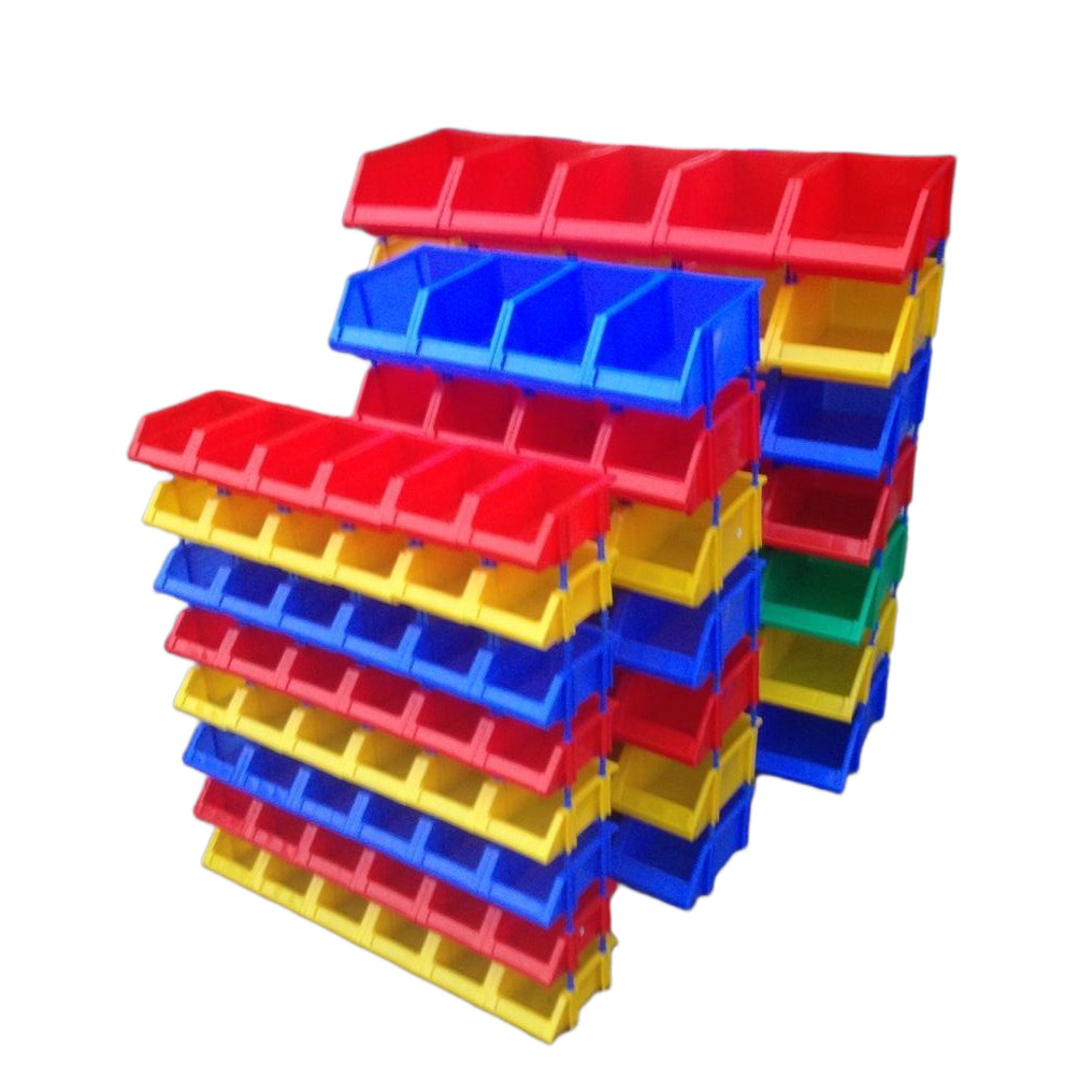 组合零件箱斜口零件盒组立元件盒积木式物料盒多功能储物盒饰品盒