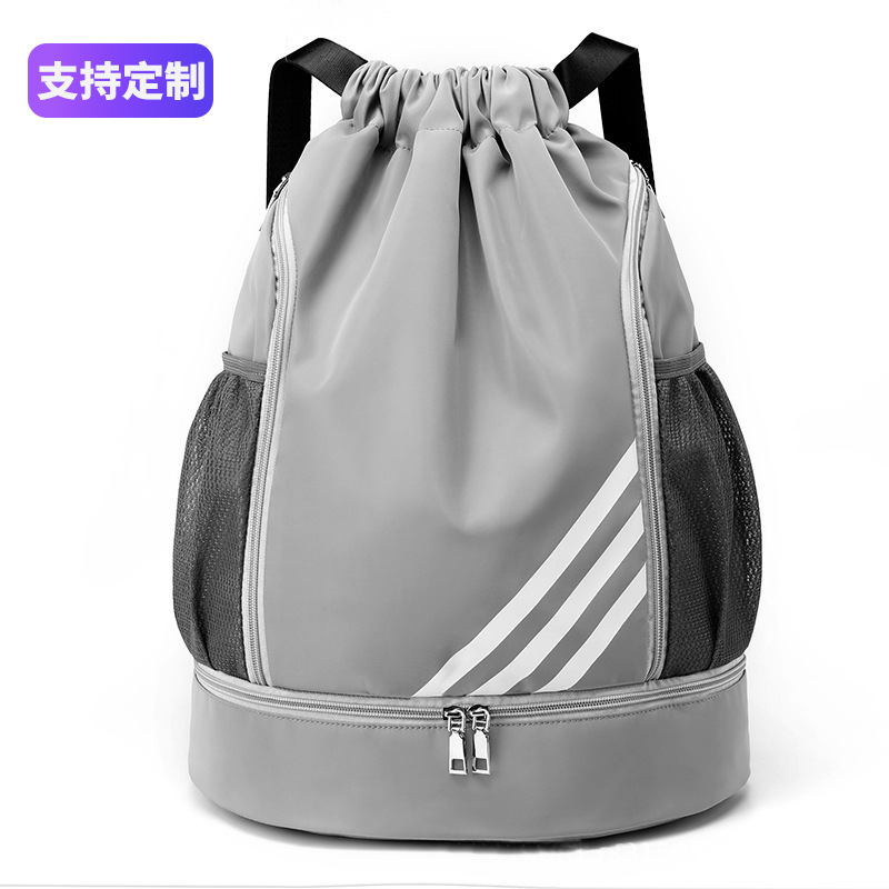 Nuevo bolso informal con gran capacidad, mochila versátil con cordón, pantalones con bolsillo con solapa con cordón, bolsa de almacenamiento de gran capacidad para natación y playa