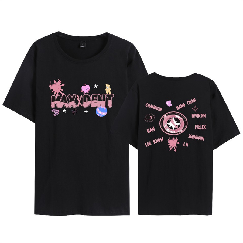 Loose Cotton Korean Casual Foreign Trade Trendy T-Shirt Combination Cross-Border Peripheral Short Aliexpress 95 Men's and Women's Series Amazon