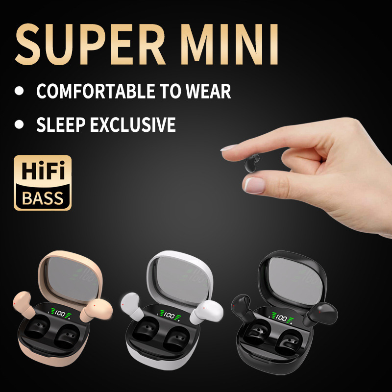 Wang Mini13X Sleep Wireless Bluetooth Earphones, Ultra-Small, Mini, Non-Intrusive to Wear, High-Quality Sound, Direct Sales from the Source Factory Wang Mini13X Sleep Wireless Bluetooth Earphones, Ultra-Small, Mini, Non-Intrusive to Wear, High-Quality Sound, Direct Sales from the Source Factory