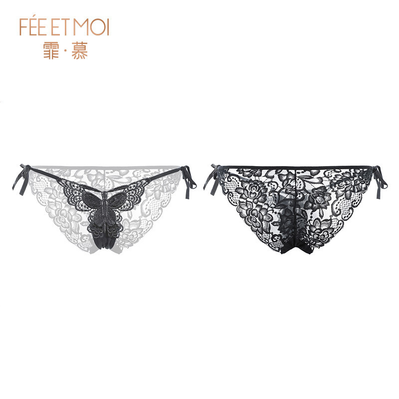 Mu Mu Butterfly Rhyme Coquete de encaje con cinturón de cadera, 7139 ropa interior sexy, perspectiva pura, 50 / paquete