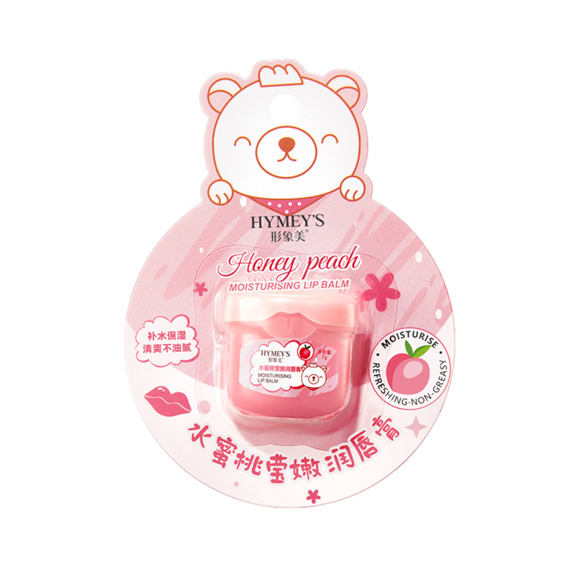 Imagen Meishui Honey Peach Ying Soft Lip Balm hidratación de los labios, exfoliación humectante de los labios, cuidado de la piel al por mayor. image 6