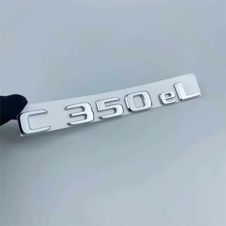 Suitable for Mercedes-Benz New Energy E-Class and New C-Class E350eL C350eL, used for modifying the rear emblem of hybrid vehicles